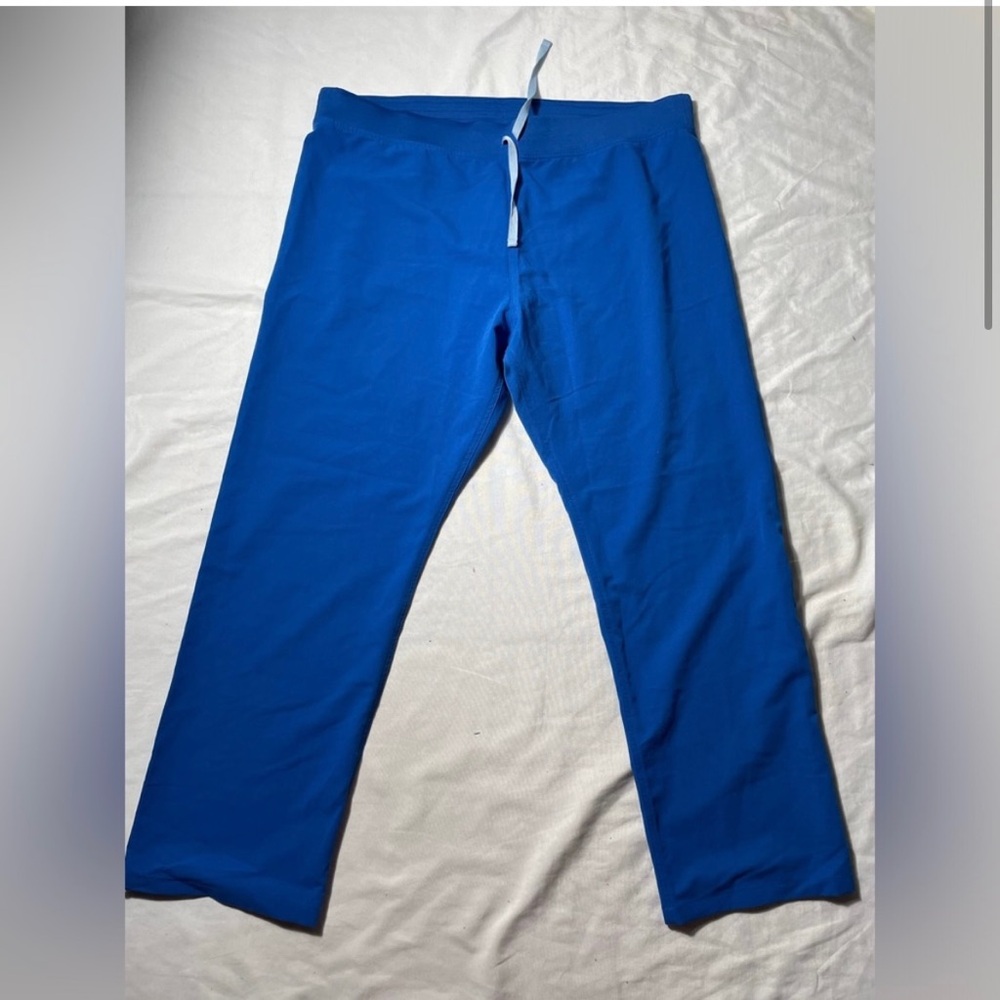 Figs Technical Collection Livingston Basic Scrub Pants Royal Blue Womens XXL